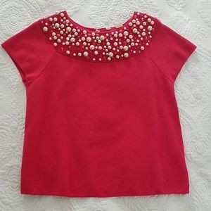 Like new Antrhopologie pearl top